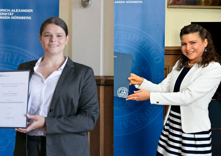 Erste FAU-Nachwuchs­gruppen­­leiterinnen ernannt