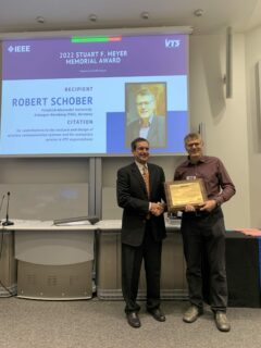 Zum Artikel "IEEE Stuart Meyer Memorial Award an Prof. Robert Schober"