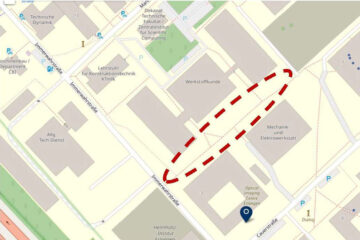 Ausschnitt der Karte Technische Fakultät der FAU