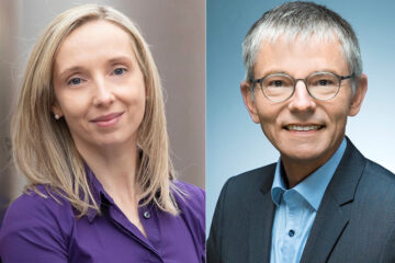 Portraitaufnahmen von Prof. Castiglione und Prof. Kaup