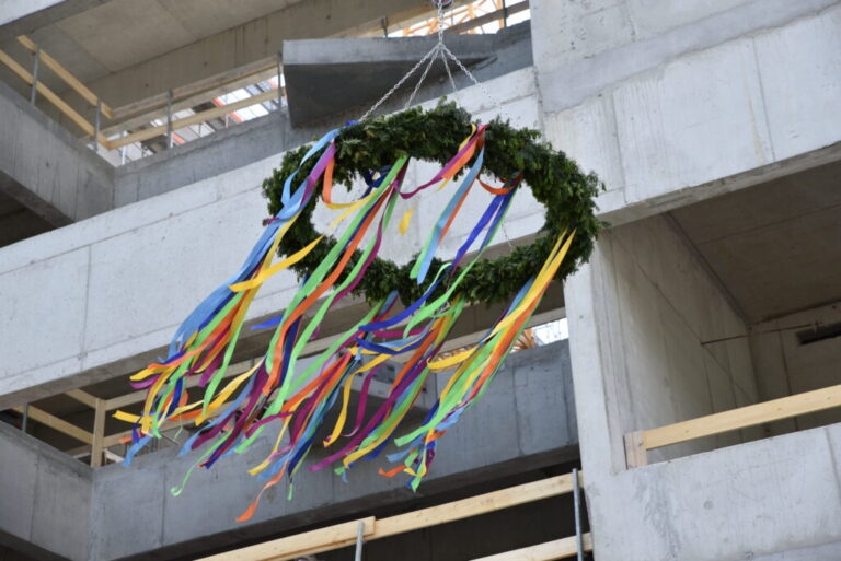 Richtfest für den Neubau der Technischen Chemie