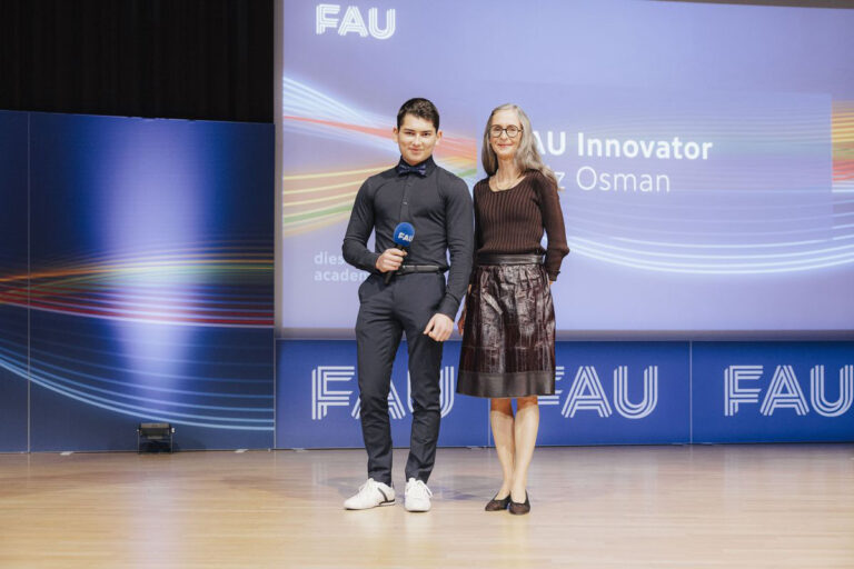 Ediz Osman ist FAU Innovator 2025 in der Kategorie Studierende