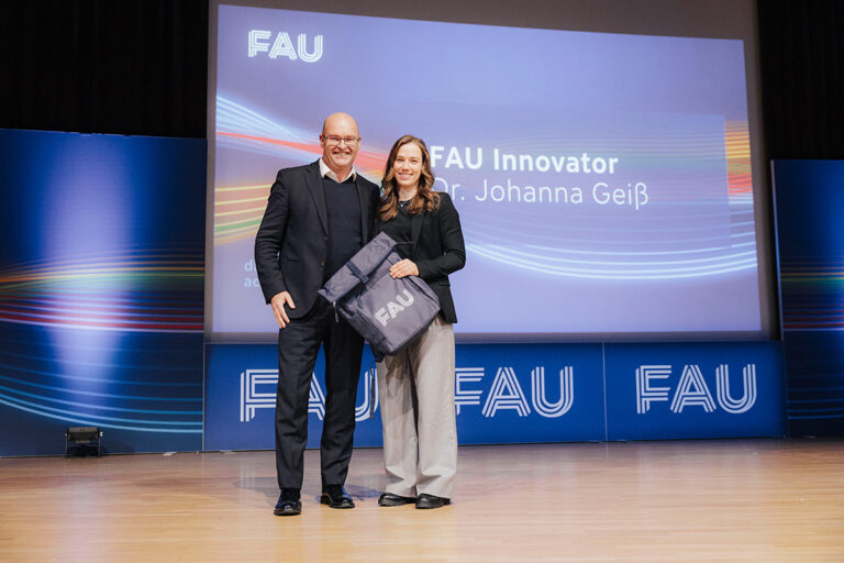 Johanna Geiß ist FAU Innovator 2025 in der Kategorie Forschung